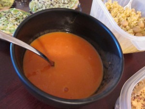 Tomato soup side