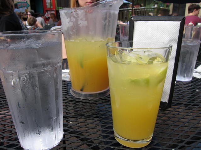 Raging Burrito texas style margarita pitcher