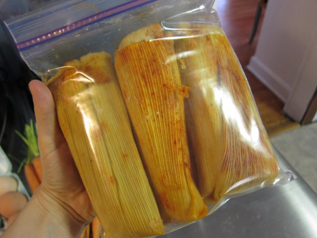 Fresh tamales