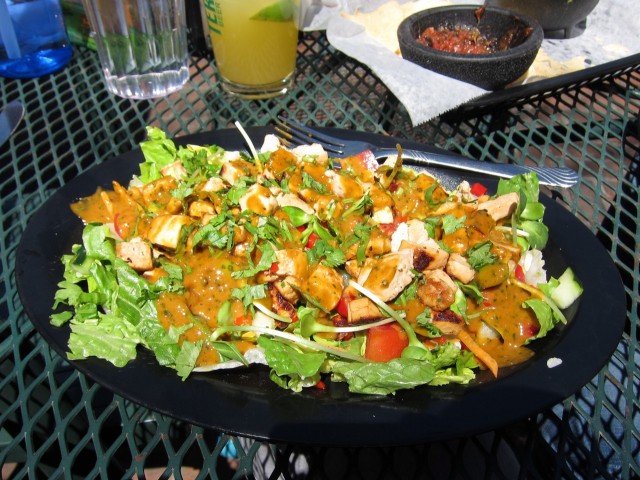 Thai salad at Raging Burrito