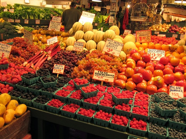 Fresh fruit at Pike Place