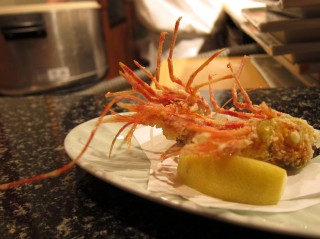 Shiro's fried shrimp heads