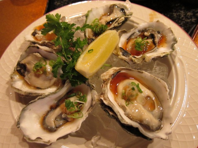Shiro's kumamoto oysters