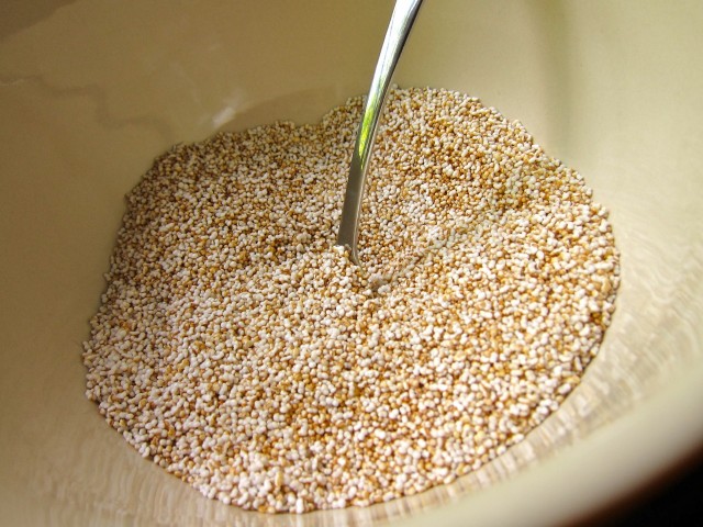 Popped amaranth