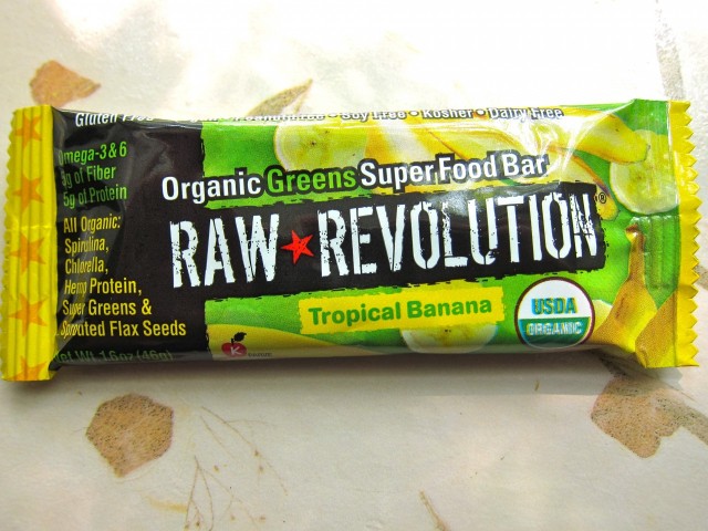 Raw Revolution tropical banana bar