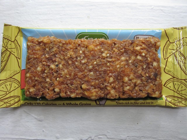 unwrapped Gnu lemon ginger bar