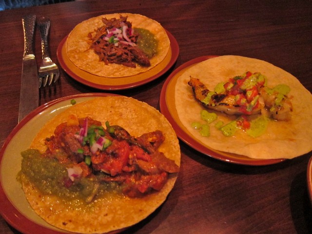 3 tacos at Escorpion