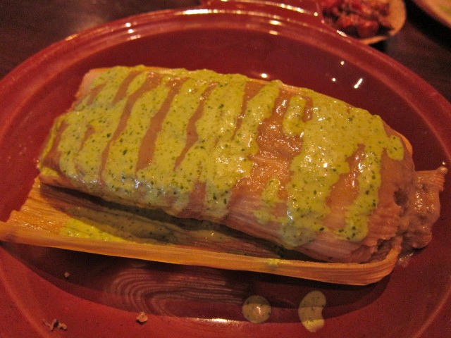 Escorpion pork tamale