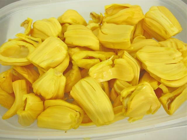 Harvested jackfruit