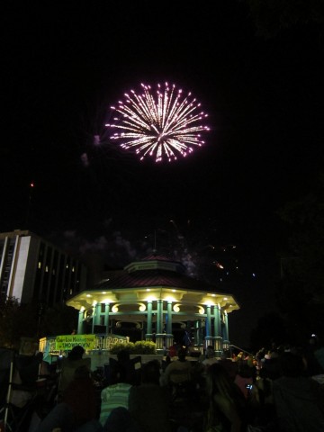 Fireworks in Decatur Square