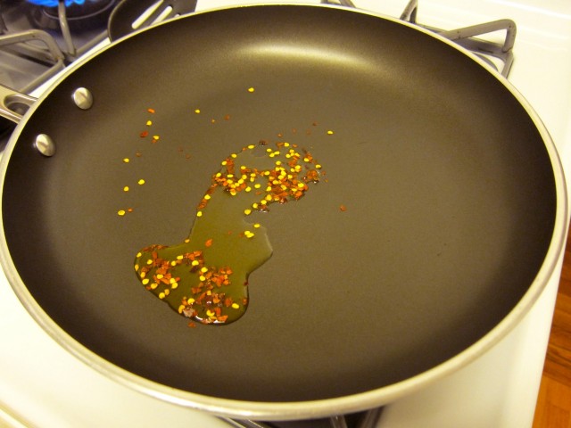chili flakes in oil