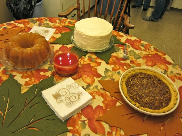 Thanksgiving desserts