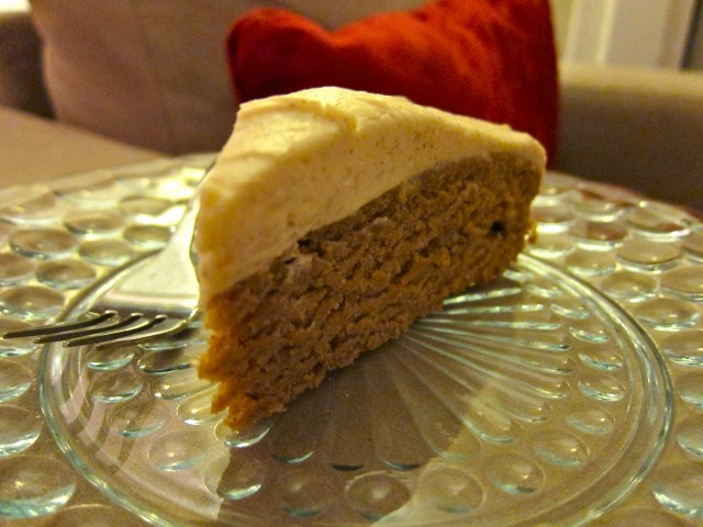 Slice of apple cake