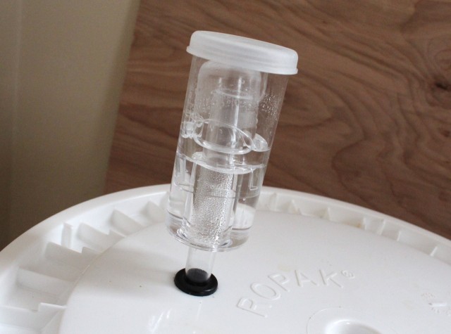 airlock with vodka