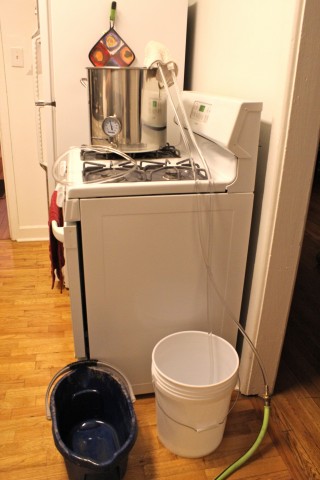 Wort chiller setup