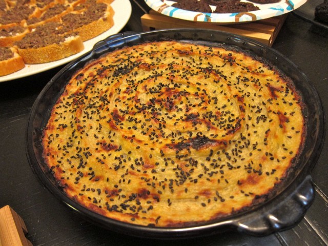 My Japanese sweet potato casserole for potluck