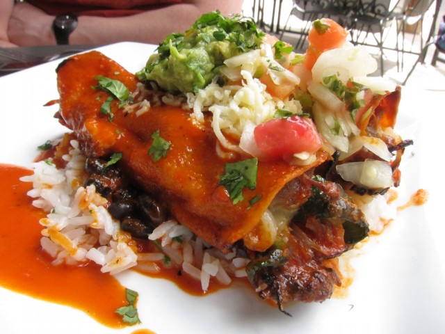 Enchiladas at Aji