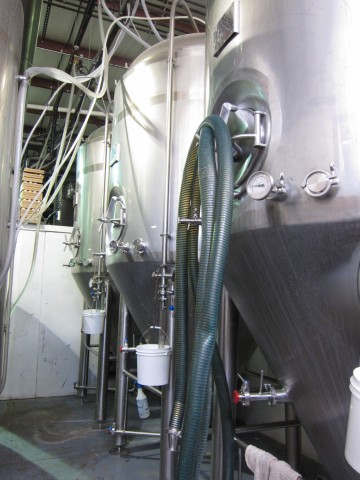 Upslope beer tanks