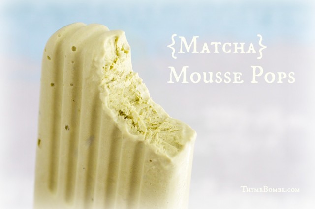 Matcha Mousse Pops